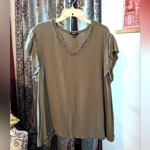 Flowy Green Top XXL
